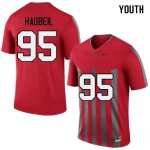 Youth Ohio State Buckeyes #95 Blake Haubeil Throwback Nike NCAA College Football Jersey Trade AJC7144QW